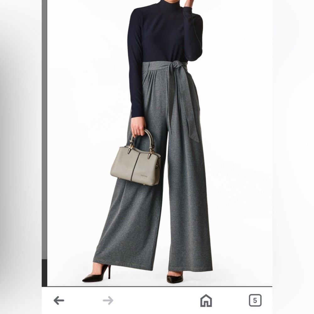 eShakti Jumpsuit Blue/Gray Sz M-10